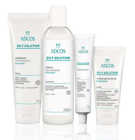 Tratamento para Peles Oleosas Oily Solution - 4 itens