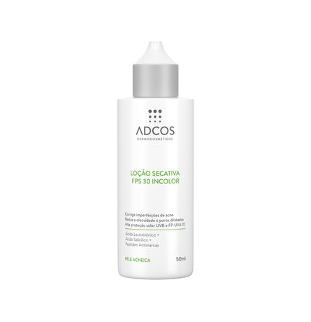 Loção Secativa Incolor FPS 30 - Pele Acneica - 50ml