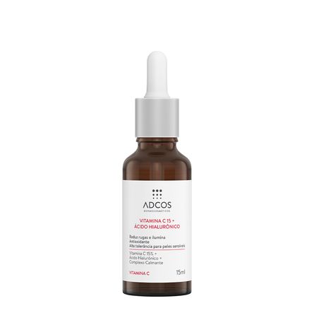 Vitamina C 15 + Ácido Hialurônico - Sérum Anti-Idade - 15ml