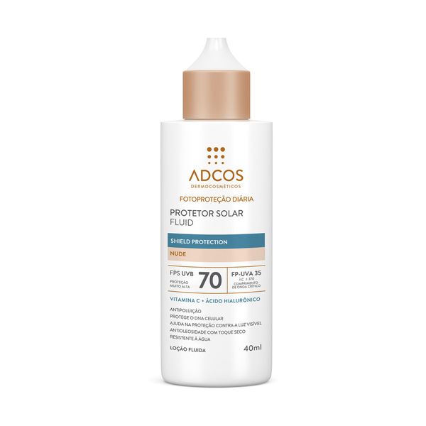 Protetor Solar Fluid Colors FPS 70 - Shield Protection Nude - 40ml