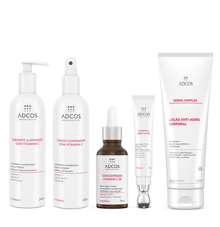 Kit Antiglicante Vitamina C - 5 itens