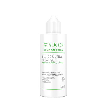 Acne Solution Fluido Ultra Secativo - Renovação Cutânea - 60ml
